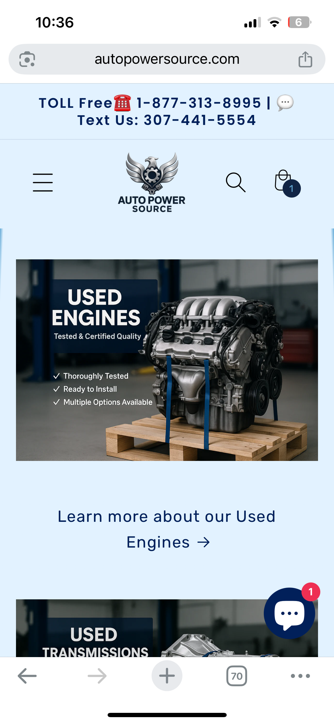 Online Used Engines and Transmissions – Auto Power Source