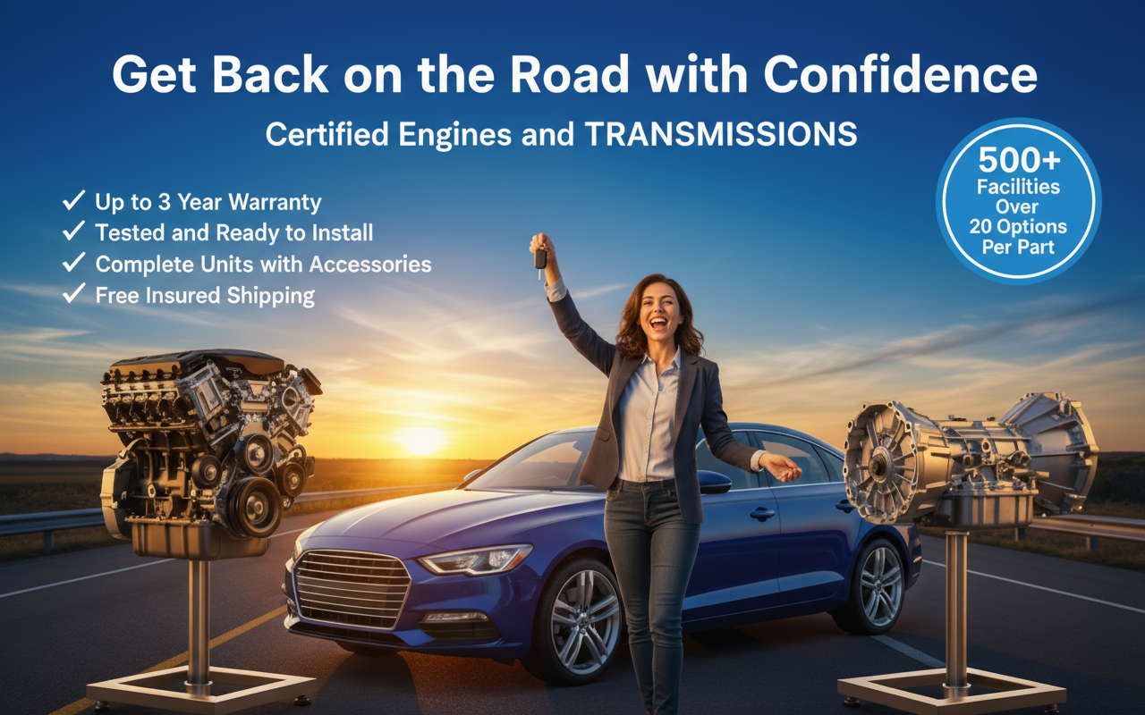 Certified Engines and Transmissions - Crystal Clear Sharp