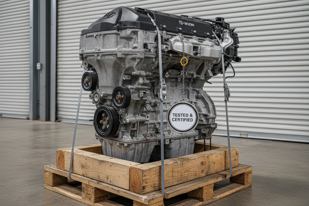 2011 Scion Iq Engine (1.3L, VIN J, 5th digit, 1NRFE engine)